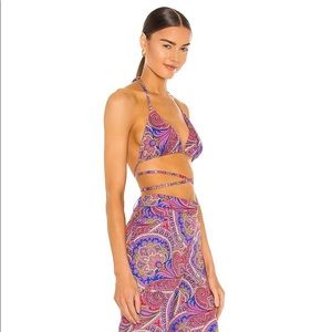 REVOLVE Alexis Katla Top in Berry Paisley